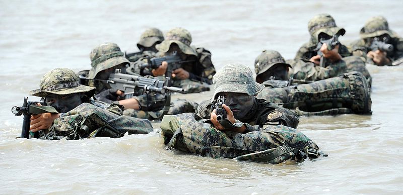 800px-2013._09._13공수특전여단_해상침투훈련_Rep._of_Korea_Army_13-SFBDE(Special_Forces_Brigade,_Airborne),_Coastal_infiltration_training)_(9499735761).jpg