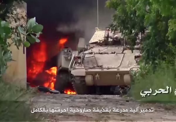 9 min footage of Saudi armoured vehicles and MBTs destroyed by Yemen's forces 3.png