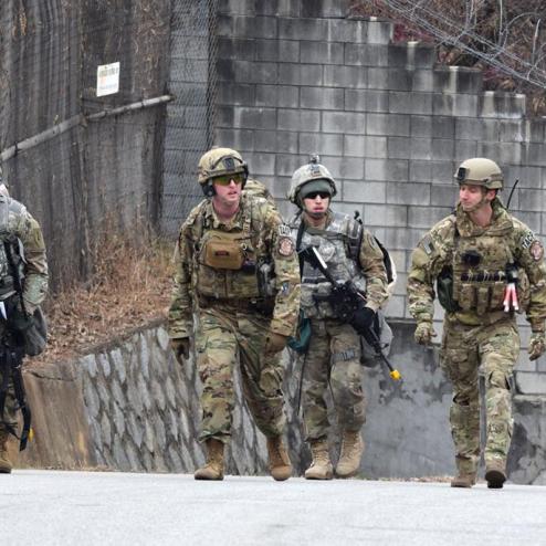 2016년 12월 주한미군 장병들의 평범한(??) 전술훈련