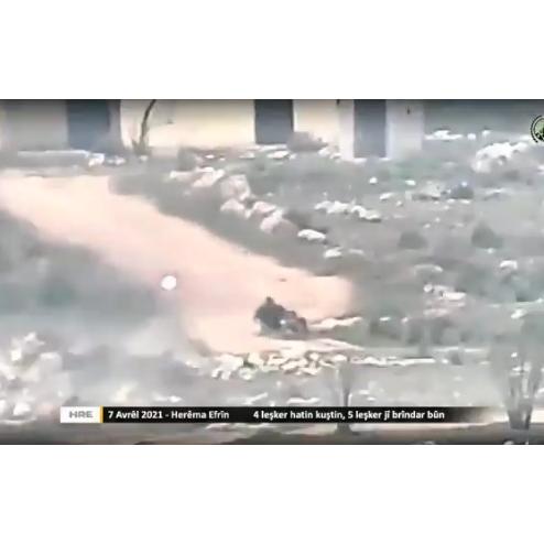 [19禁] 시리아에서 터키군 미사일 공격 당하는 영상