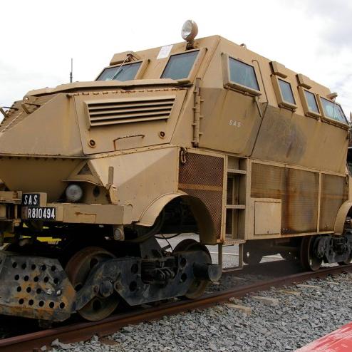 남아공의 MRAP 기관차