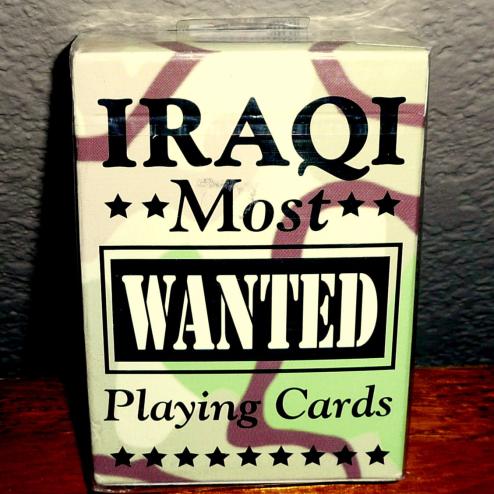 이라크 전쟁 시절 미군의 긴급 수배 범 게임 용 카드