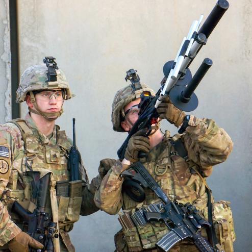 드론재머 사용하는 이라크 파병 미 육군