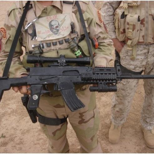이라크 SWAT가 만든 키메라 소총