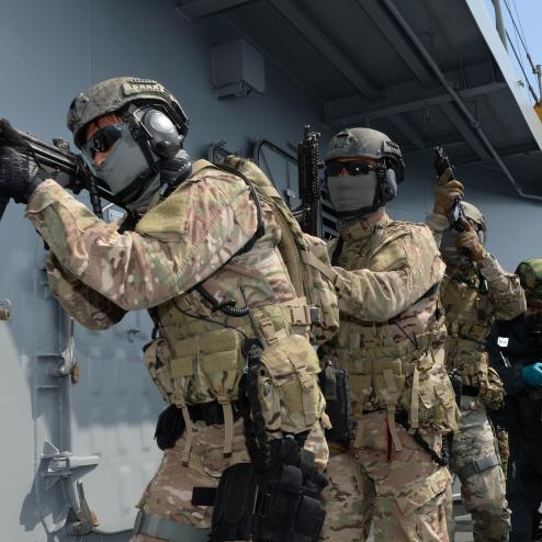 해군 1함대 함대종합전투훈련에 참가한 UDT/Seal 대원들!!!