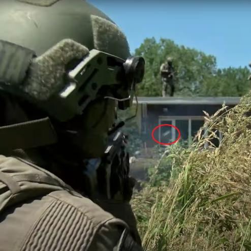 40mm 고폭 유탄을 쓰는 벨기에 연방 경찰 특수부대 DSU