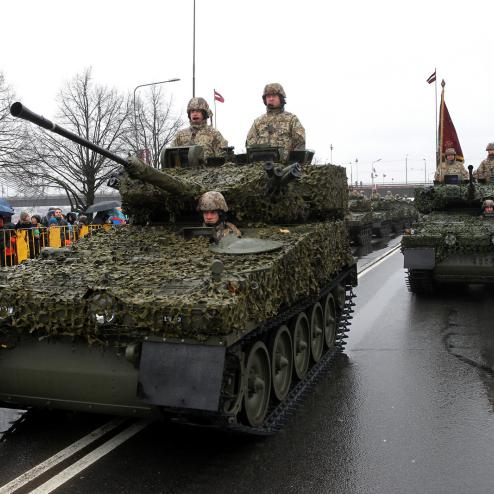 라트비아 독립기념일 군사 퍼레이드
