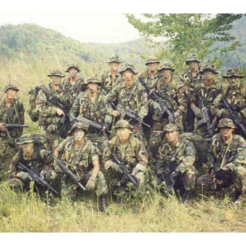 2001년 특전사, 미군 특수부대의 합동 훈련 사진