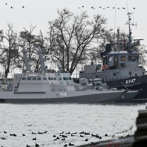 러시아가 노획한 우크라이나 해군 함정들