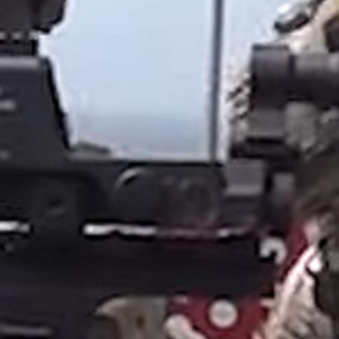 트리지콘 MGRS 중기관총 조준경을 쓰는 청해부대