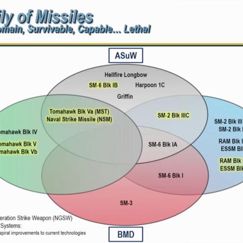 다영역 전투를 준비하는 미 해군의 미래 임무별 미사일 그룹