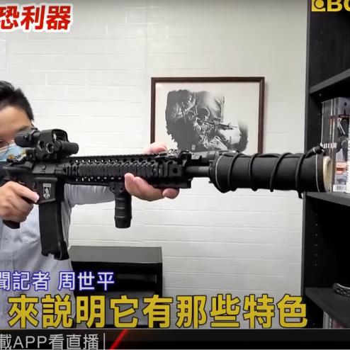 신형 AR15를 도입한 타이완 육군 헌병 특근대