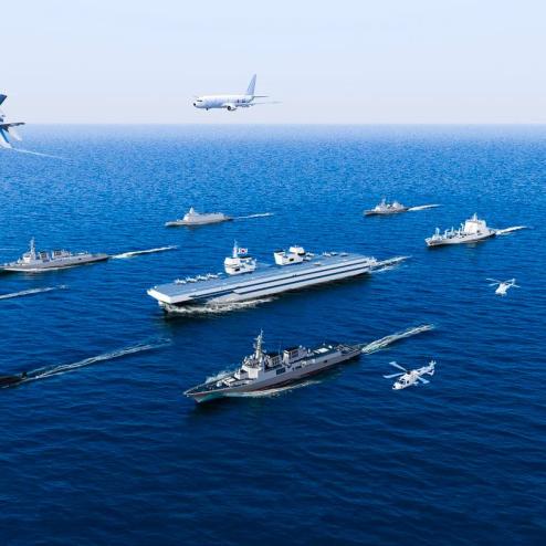 해군 경항공모함 (LPX-II) CGI