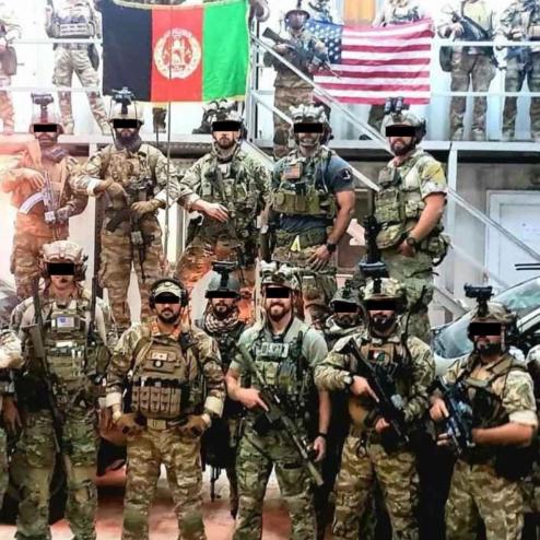 델타포스&미군 특수부대와 아프간 특수부대의 마지막 기념 사진(2021년)
