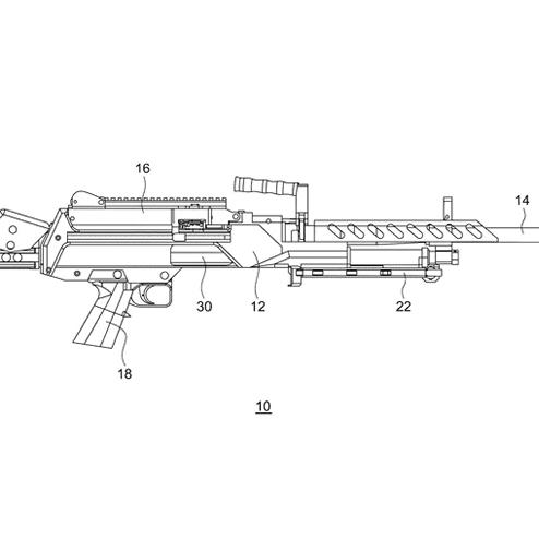 스미토모 중공업이 특허로 등록한 자위대의 신형 경 기관총