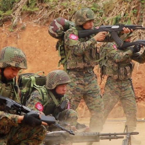 미얀마 카친족 무장단체 Arakan Army
