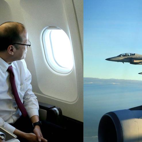 FA50 PH 경공격기... 필리핀 대통령을 에스코트하다!!!