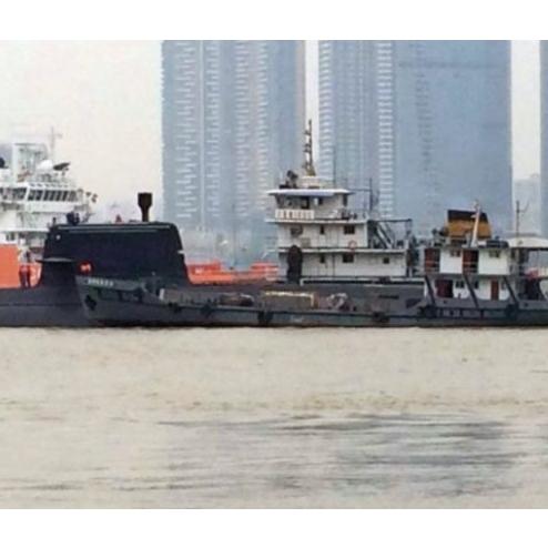 중국 개량형 유안급 잠수함 - 세일 부분 주목