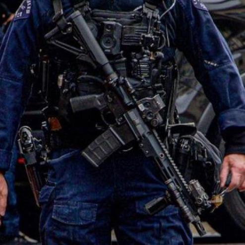 신형 AR15 소총을 쓰는 LAPD SWAT 요원