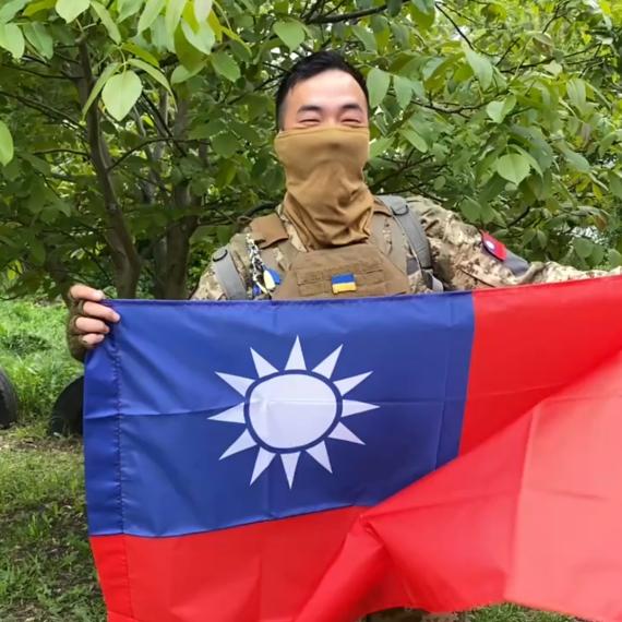우크라 군 국제 여단에서 활동 중인 타이완 출신 군인