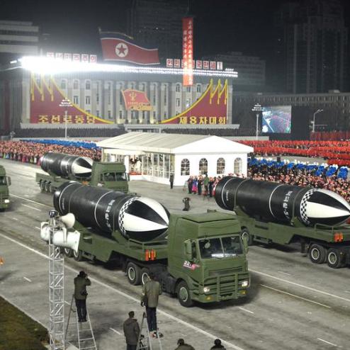 이번 북한 열병식에서 공개된 북극성-5 SLBM.